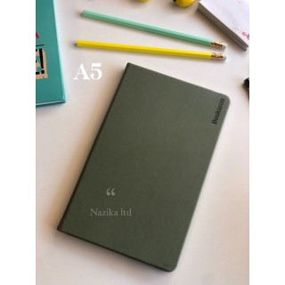 دفتر A5 - لون أخضرعشبي 