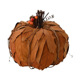 يقطينة من أوراق طبيعية – ‎16×22 سم