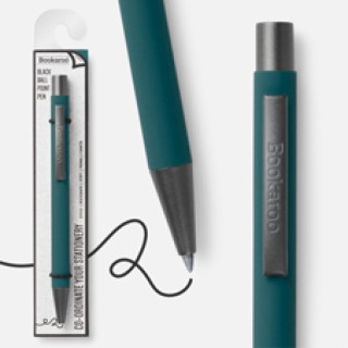 قلم حبر جاف - لون الأزرق المخضر