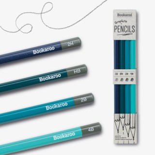 أقلام جرافيت - درجات الأزرق