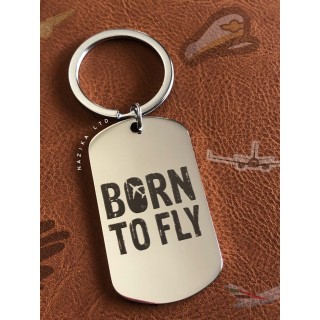 ميدالية مفاتيح - ولدت لأطير  